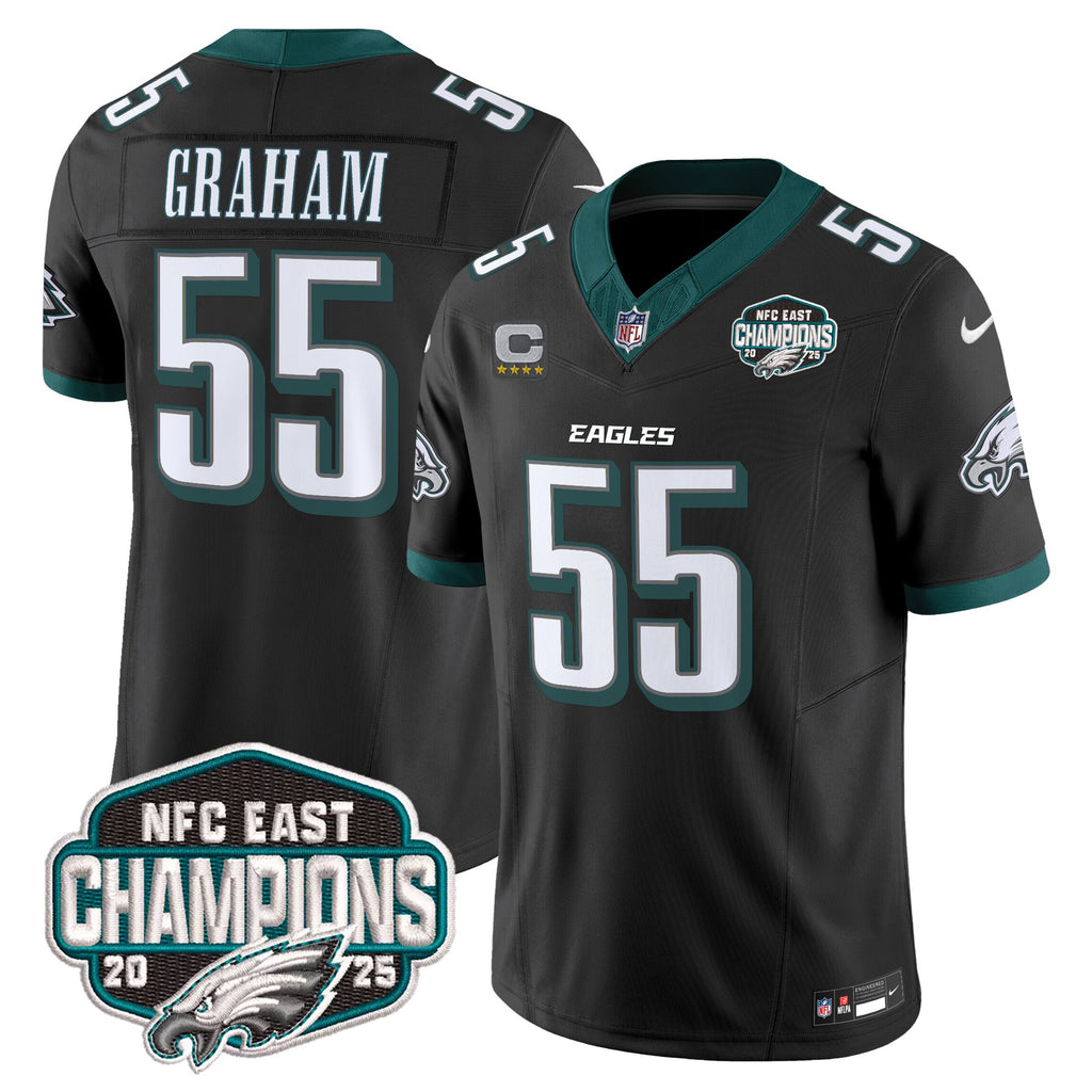 Men's Philadelphia Eagles 2025 NFC East Division Champions Vapor Limited Jersey - All Stitched
