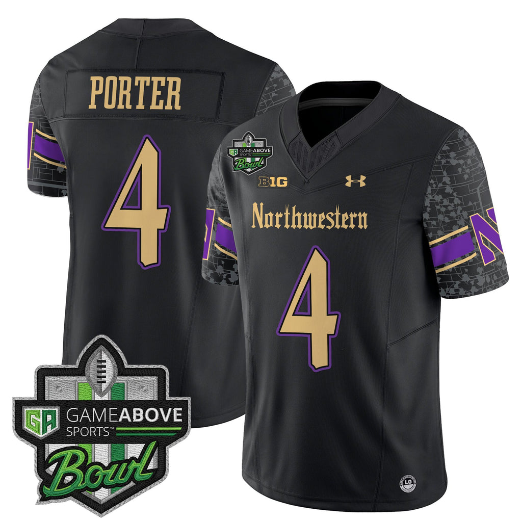 Men's Northwestern Wildcats 2025 GameAbove Sports Bowl Vapor Limited Jersey - All Stitched
