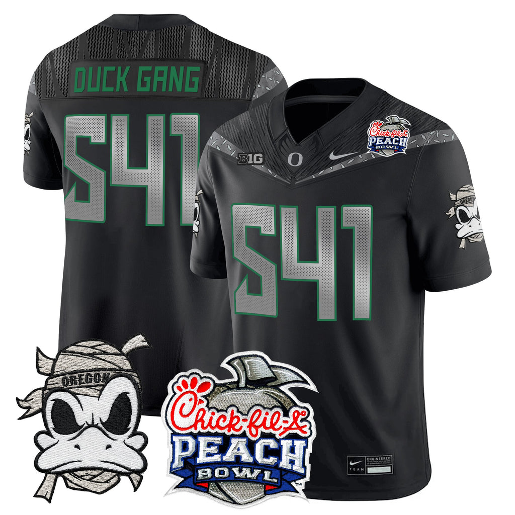 Men's Oregon Ducks "Mummy Duck" Vapor Limited Jersey - 2026 Peach Bowl Patch - All Stitched