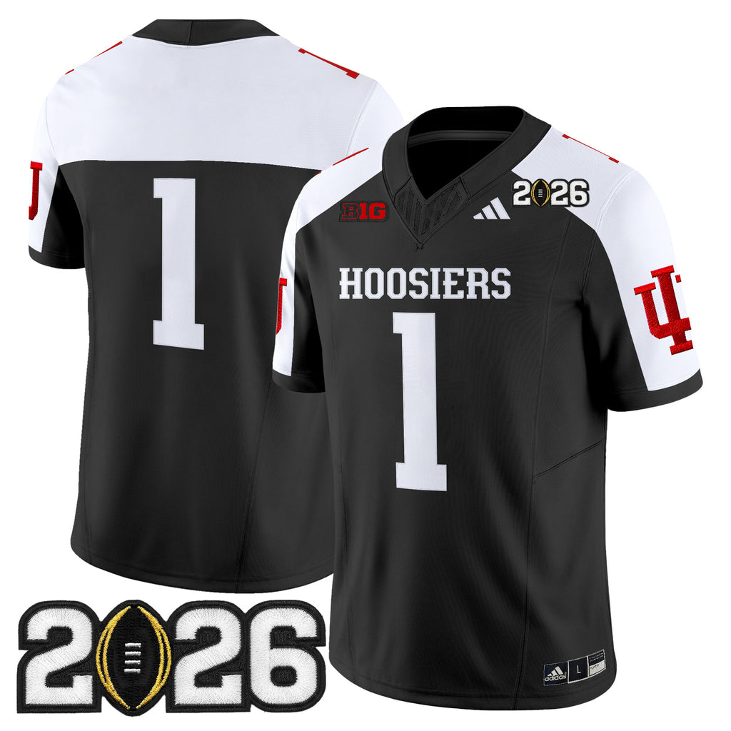 Men's Indiana Hoosiers 2026 CFP Final Patch Vapor Limited Jersey - All Stitched