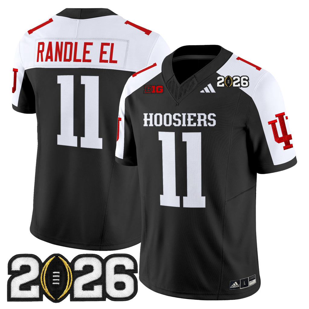 Men's Indiana Hoosiers 2026 CFP Final Patch Vapor Limited Jersey - All Stitched