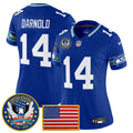 Women's Seattle Seahawks "United States 250th Anniversary Patch" Vapor Limited Jersey - All Stitched