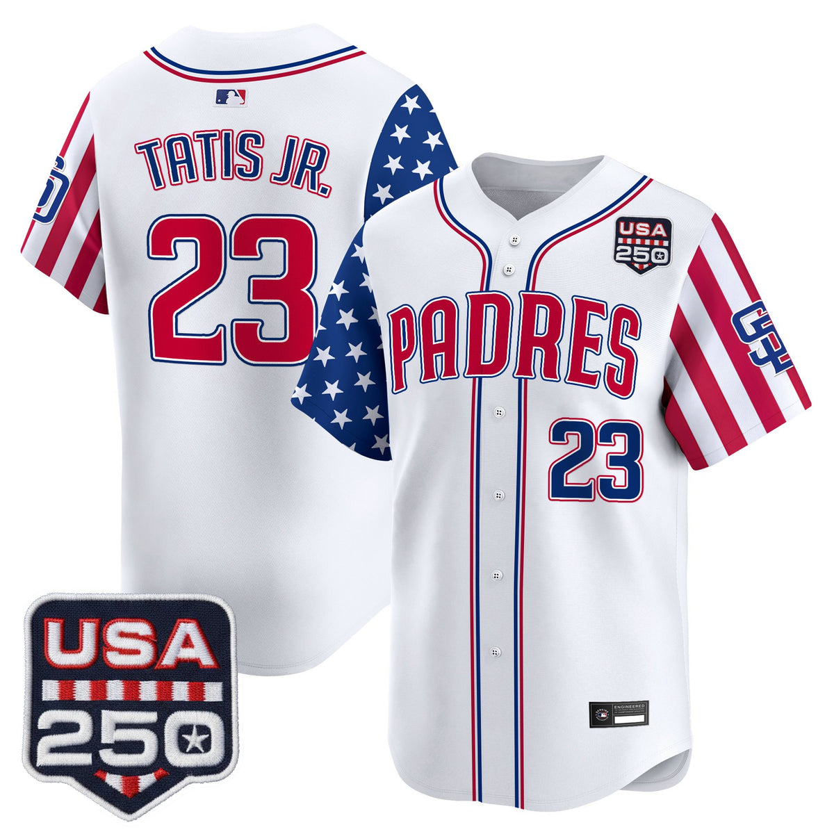 Men's San Diego Padres "America250 Edition" Vapor Premier Limited Jersey - All Stitched