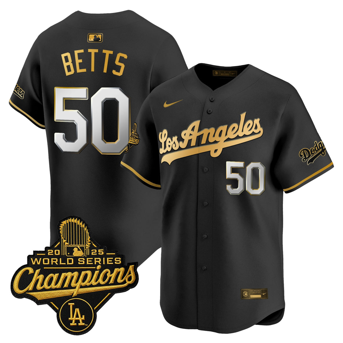 Men's Dodgers 2026 Vapor Premier Limited Jersey - World Series Champions Edition - All Stitched