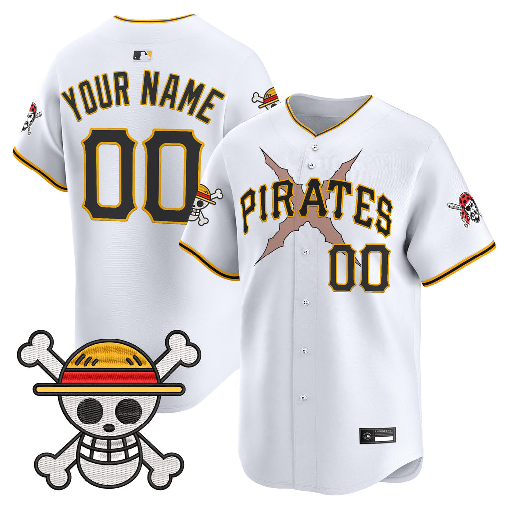 Pittsburgh Pirates x One Piece Vapor Premier Limited Custom Jersey - Stitched