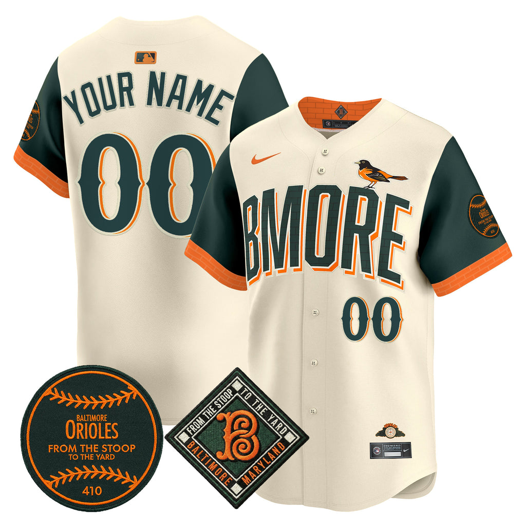 Baltimore Orioles 2026 Vapor Premier Limited Custom Jersey - All Stitched