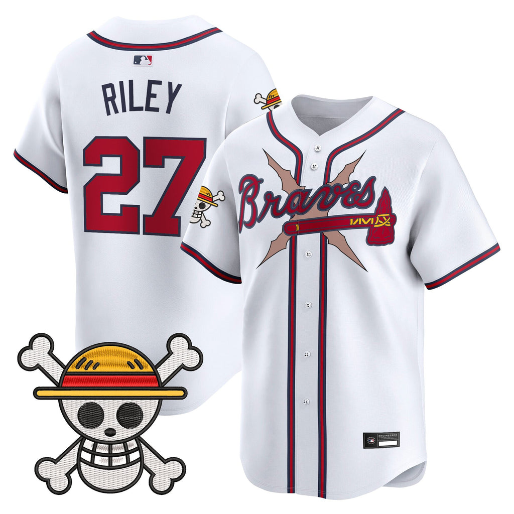Men's Atlanta Braves x One Piece Vapor Premier Limited Jersey - Stitched