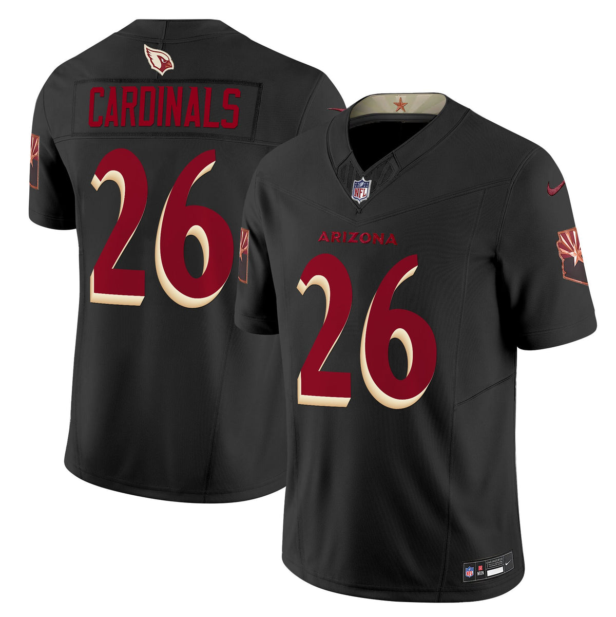 Men's Arizona Cardinals 2025 "Rivalries" Vapor Limited Jersey - All Stitched
