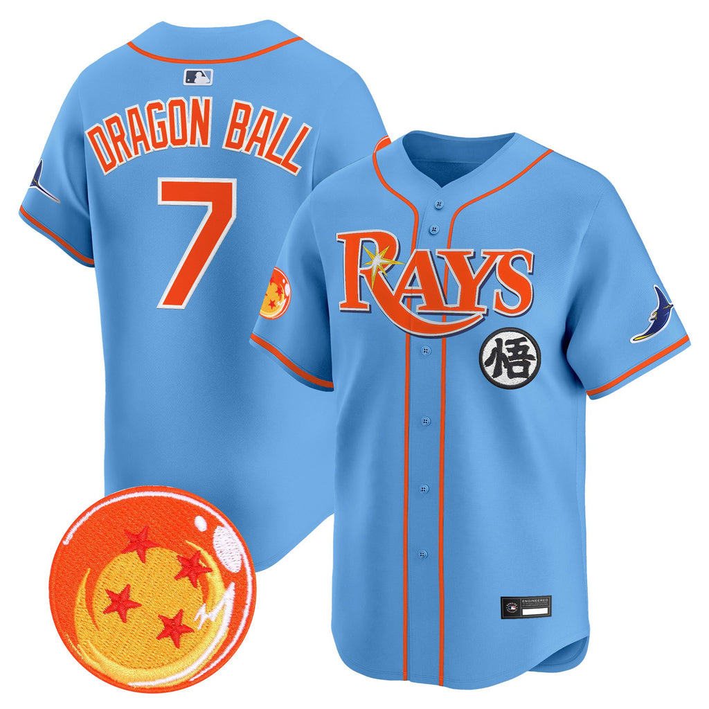 Men's Tampa Bay Rays x Dragon Ball Vapor Premier Limited Jersey - All Stitched