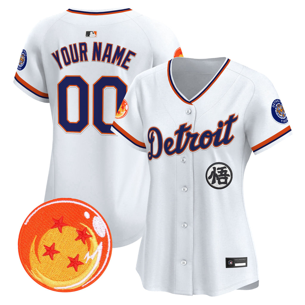Detroit Tigers x Dragon Ball Vapor Premier Limited Custom Jersey - All Stitched