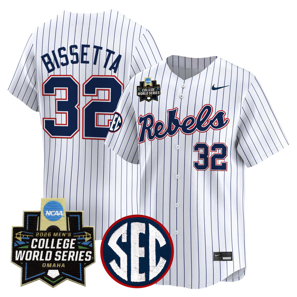 Men's Ole Miss Rebels 2026 World Series Vapor Premier Limited Jersey - All Stitched
