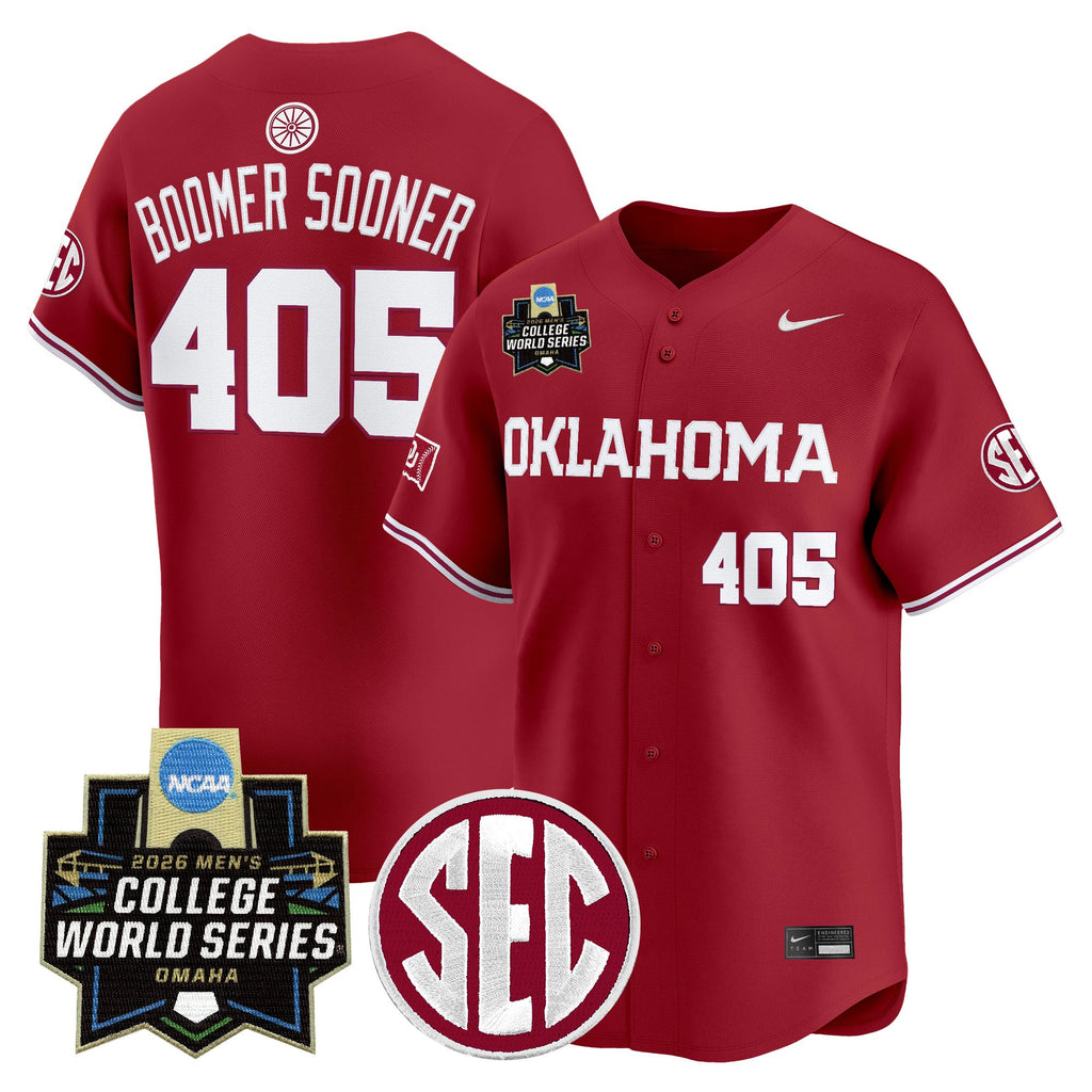 Men's Oklahoma Sooners 2026 World Series Vapor Premier Limited Jersey - All Stitched