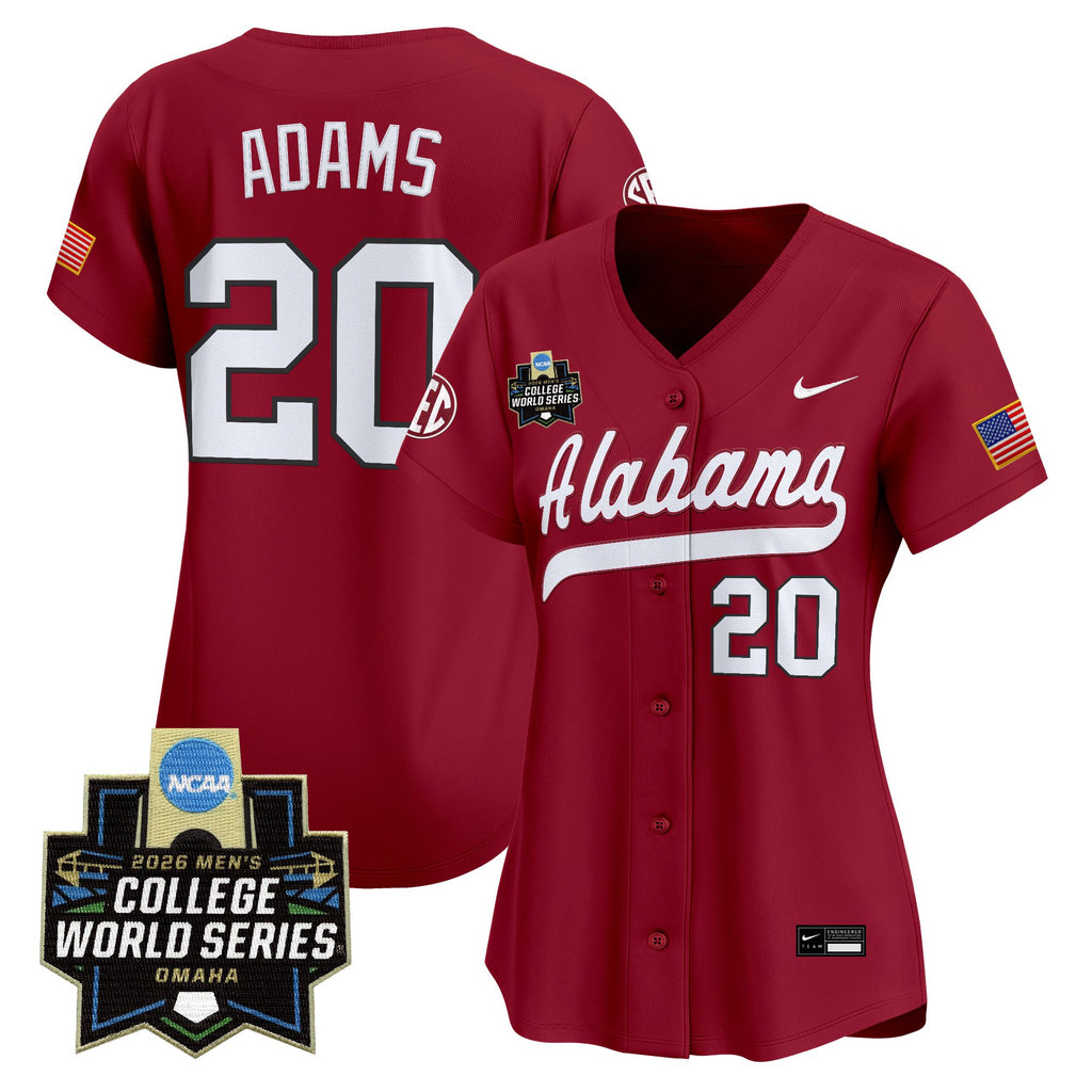 Women's Alabama Crimson Tide 2026 World Series Vapor Premier Limited Jersey - All Stitched