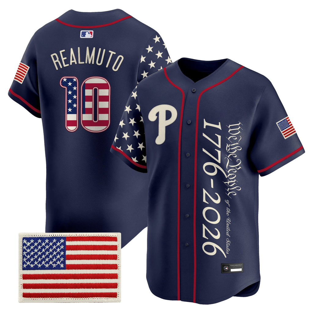 Men's Philadelphia Phillies "America 250 Edition" Vapor Premier Limited Jersey V2 - Stitched