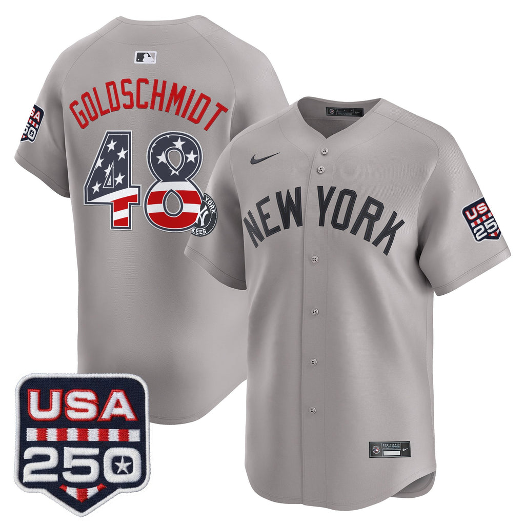 Men's New York Yankees USA 250 Fourth of July Vapor Premier Limited Jersey - All Stitched