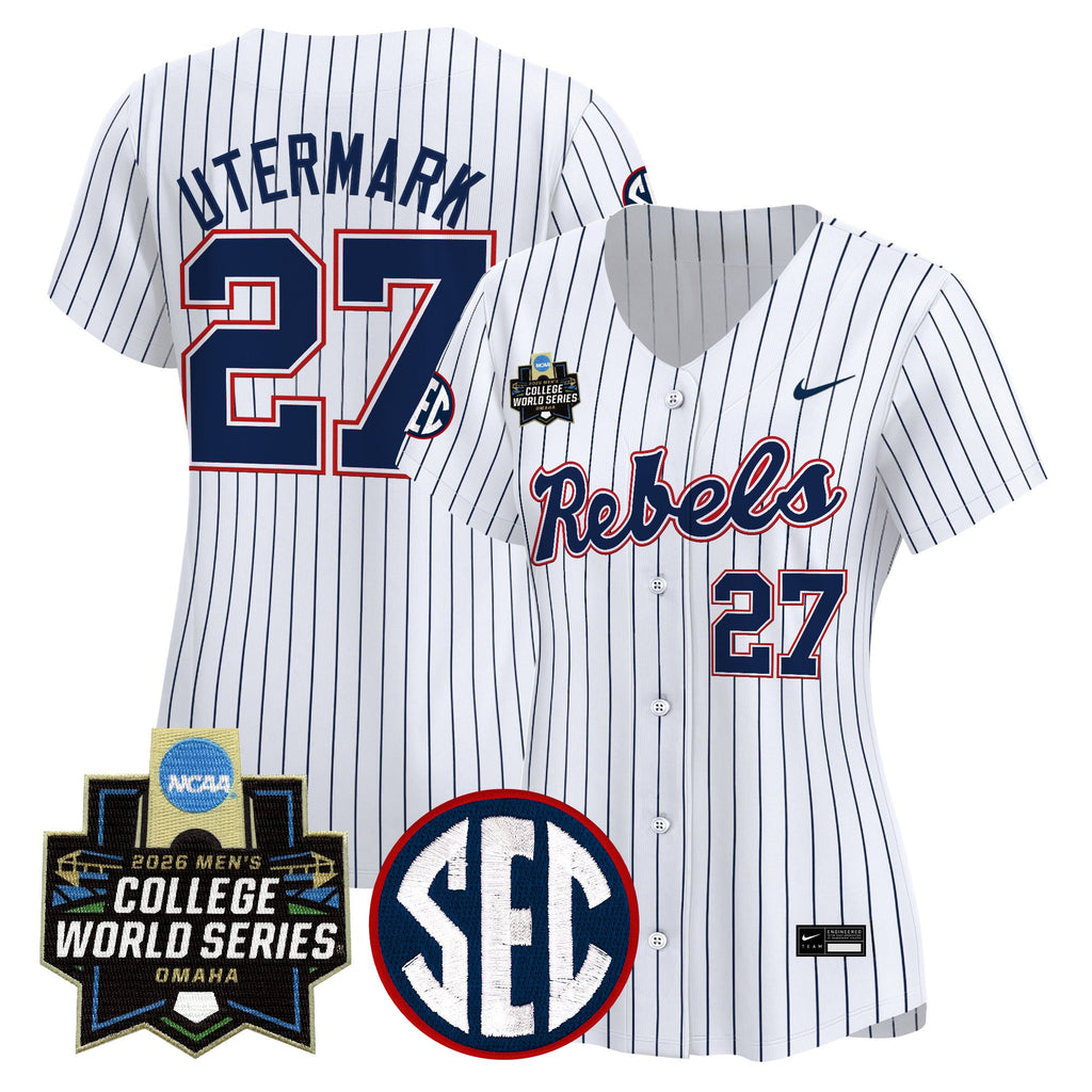 Women's Ole Miss Rebels 2026 World Series Vapor Premier Limited Jersey - All Stitched