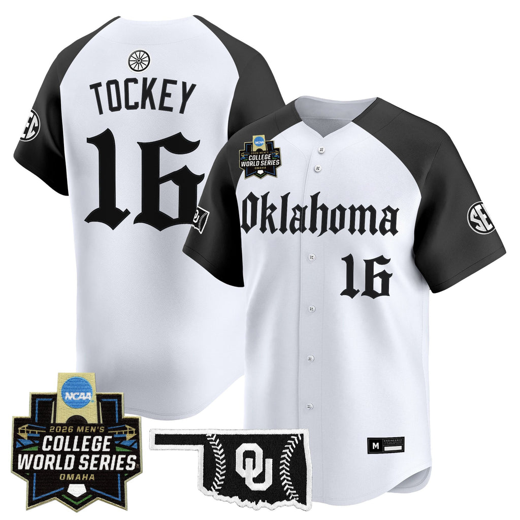 Men's Oklahoma Sooners 2026 World Series Vapor Premier Limited Jersey - Gothic Edition - All Stitched