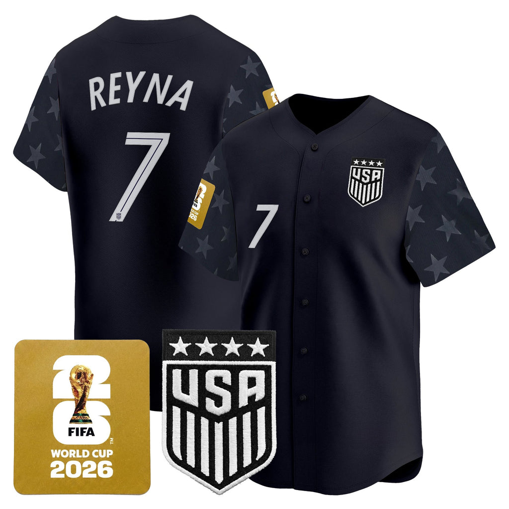 Men's USMNT 2026 World Cup Vapor Baseball Jersey - Stitched
